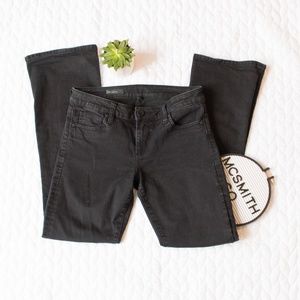 KUT from the Kloth | Black Baby Bootcut Denim Jean